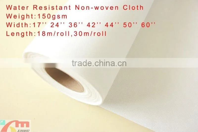 150gsm WATERPROOF NON-WOVEN CLOTH digital printing canvas