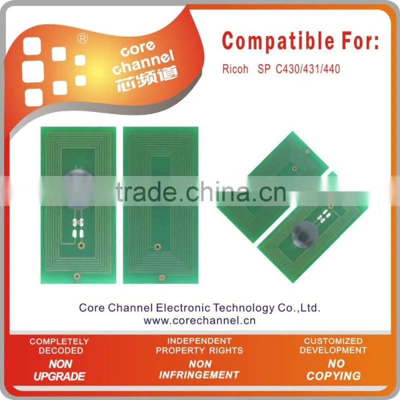 Compatible Toner Cartridge Chip for Ricoh SP C430 C431 C440 430 431 440 24K 21K