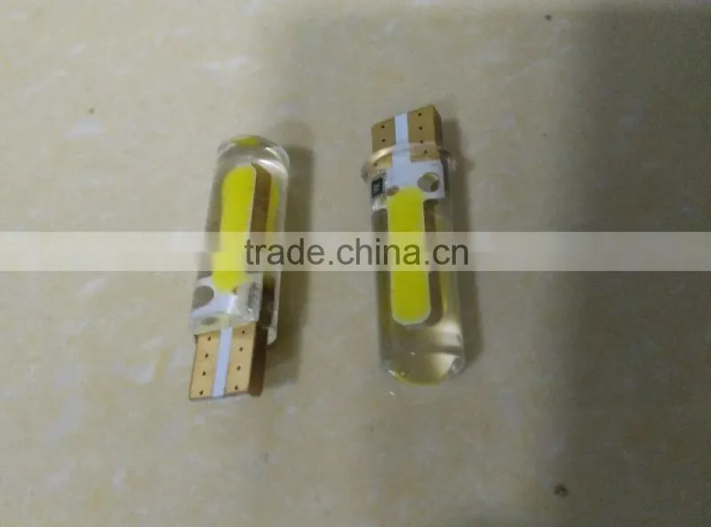 T10 Silica COB , High Power Car Led Lights , LED License Plate Bulbs