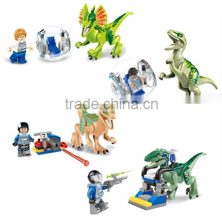 LELE79086 Dinosaur 4/pcs plastic Building Blocks