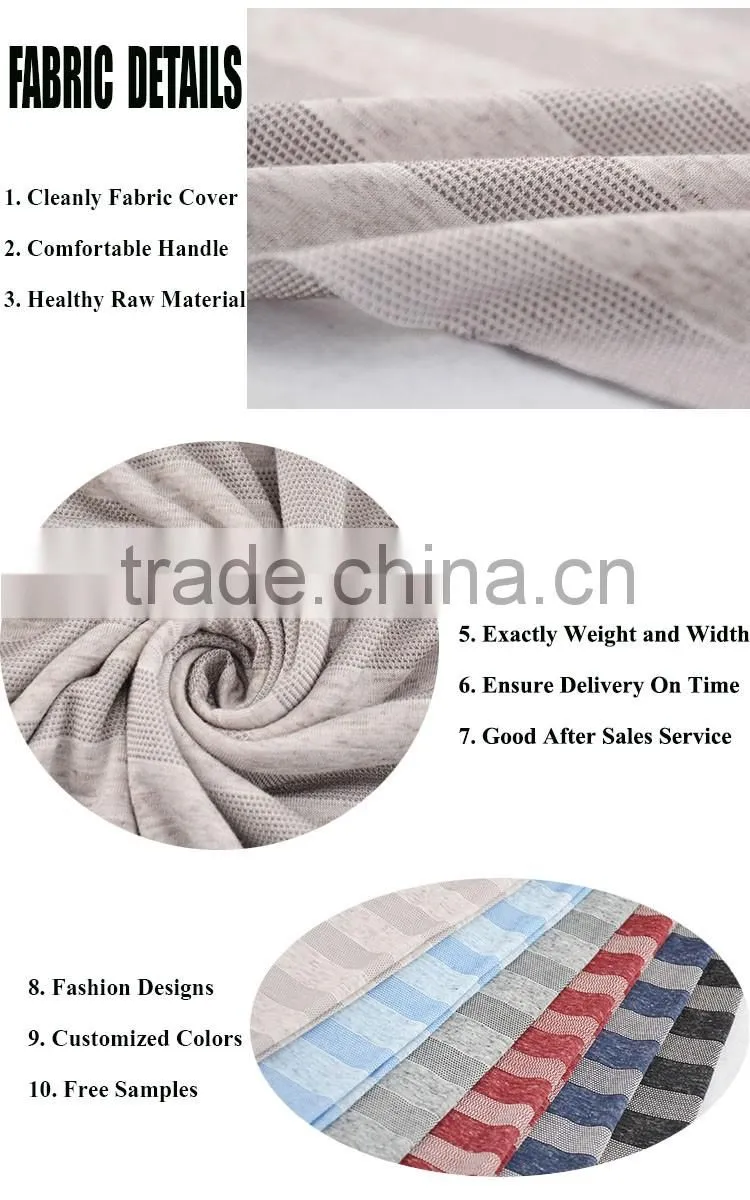 polo t shirt with loom jacquard and types of linen fabric