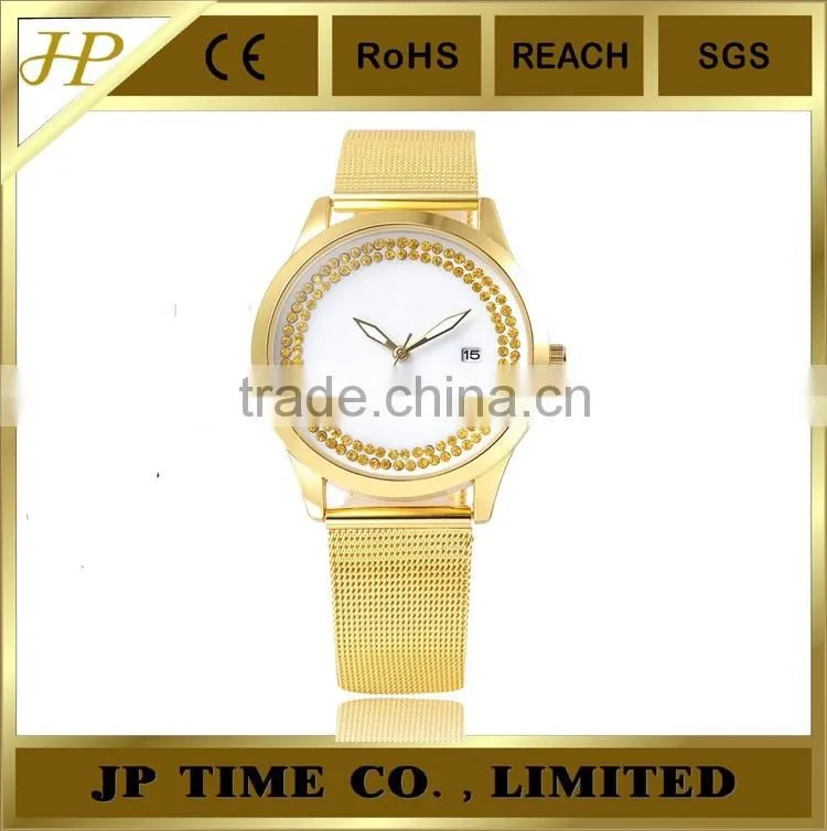 Japan Pc32 movement rose gold hands face gift rose field watch analog quartz