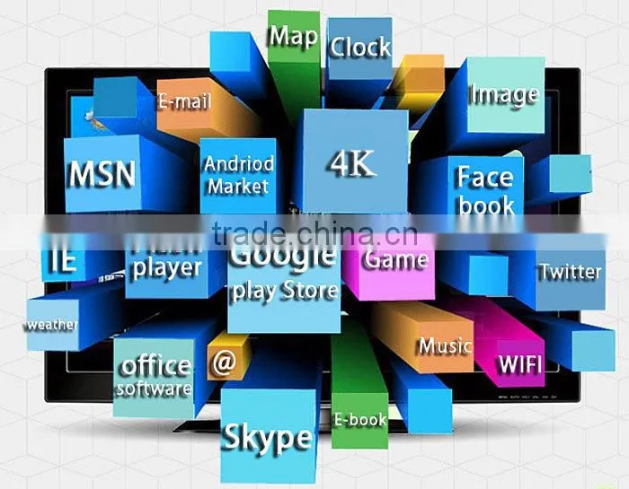 High Definition Multi-Language 3D 4K Quad Core OTT Android TV Box