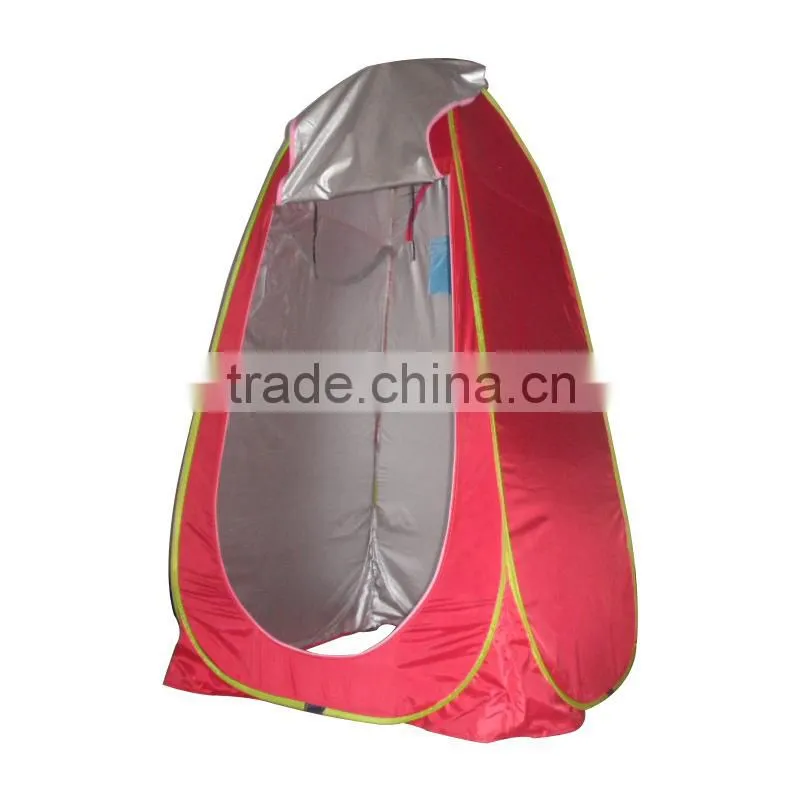 POP UP Tent Outdoor Toilet Watching Bird Tent Fishing Red Beach Tent