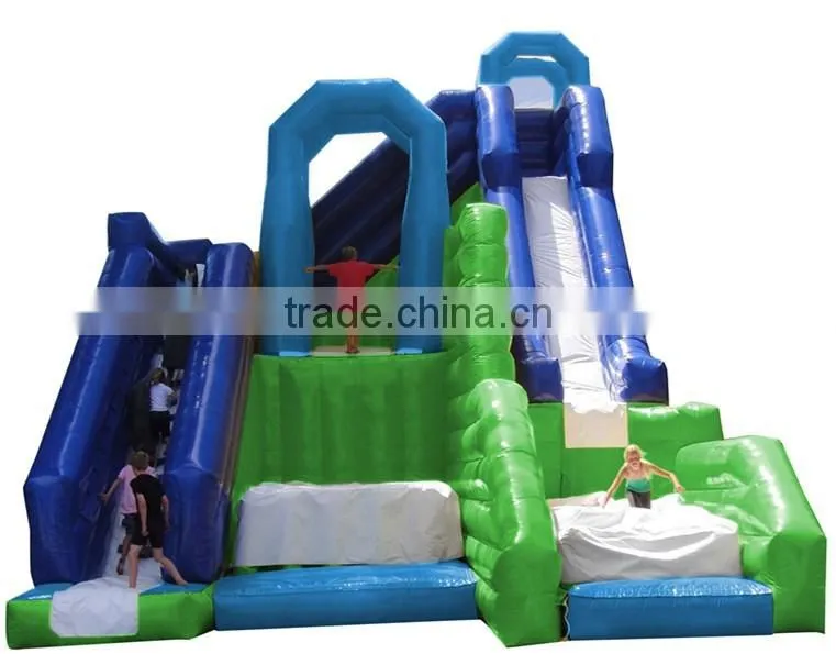 2016 inflatable slide with jump air bag for kids