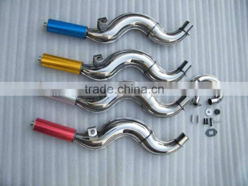 Motorcycle Ehaust Muffler for 2 Stoke 47cc-49cc Pocket bike