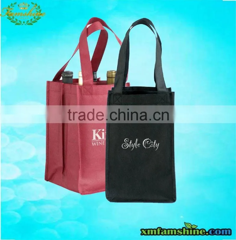 eco friendly nonwoven wine bottle bag