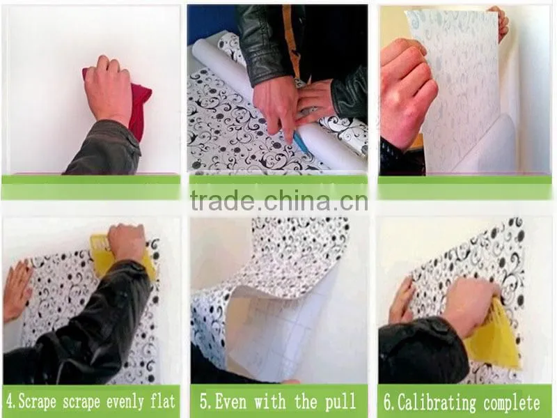 3d new design decorative waterproof price of wallpapers