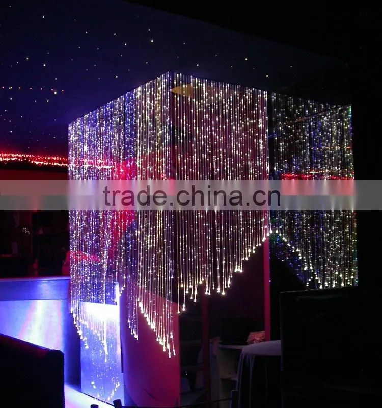 2016 nice fiber optic curtain light for bar decoration