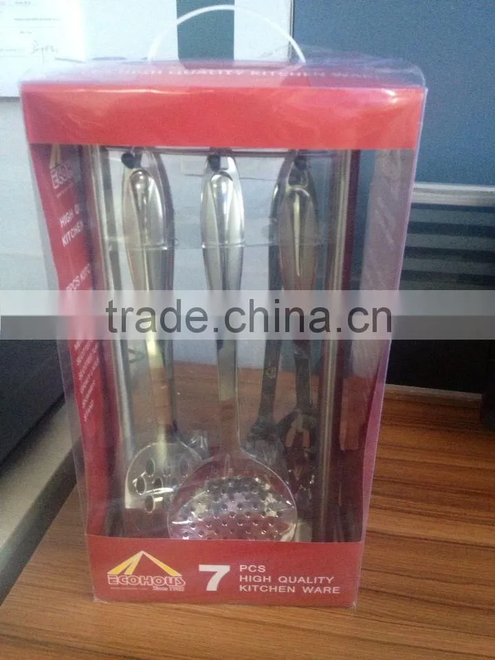 High quality stainless steel 7 pieces ktichen utensils
