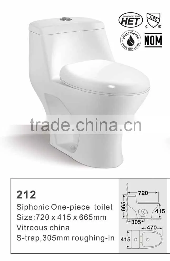 CUPC,one-piece toilet 212