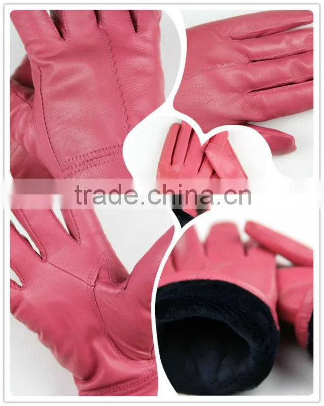 leather glove in european size
