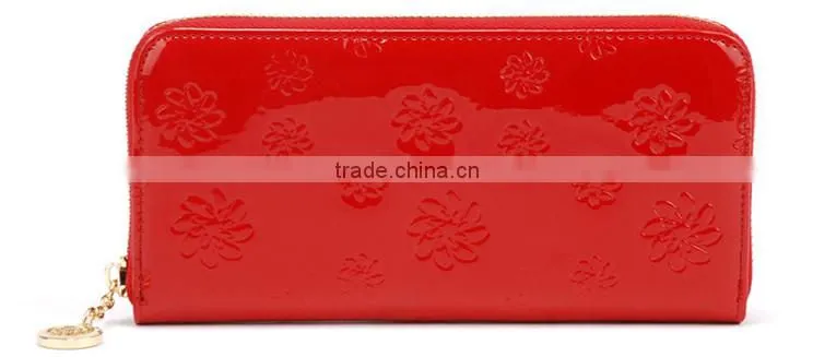 2015 Customized fashion design exquisite leather women wallet