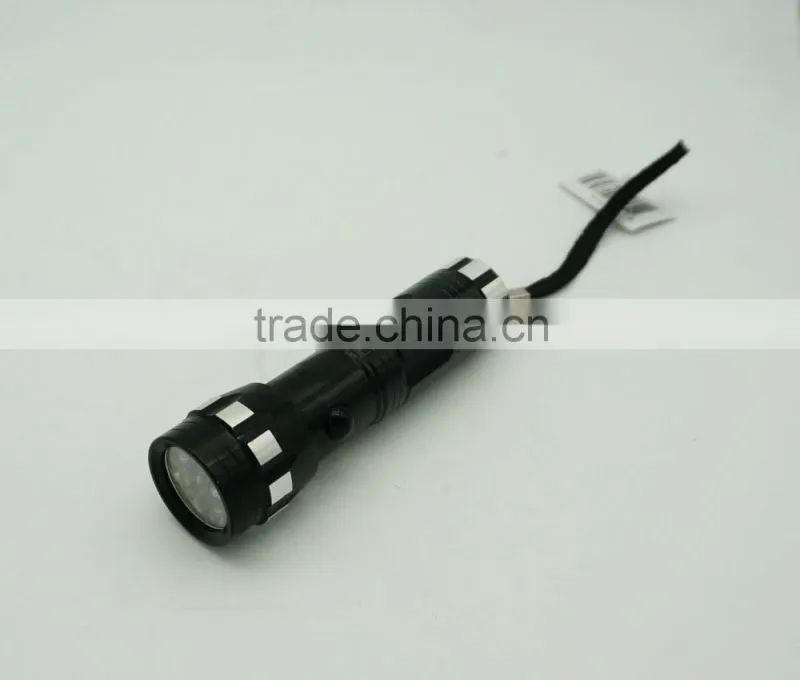 The Manufacturer 9 LED UV Aluminium Torch Flashlight