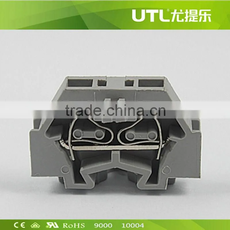 Dinrail terminal block mini spring typeJUT3-1.5F -WS 1.5-DB screwless