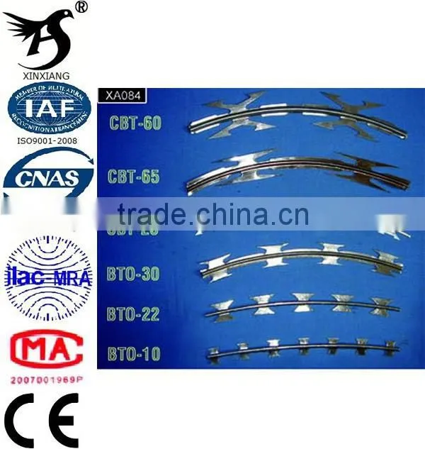 2014 Alibaba China Professional Design Nato Barbed Wire Razor