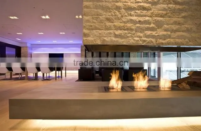bio ethanol stainless steel fireplace