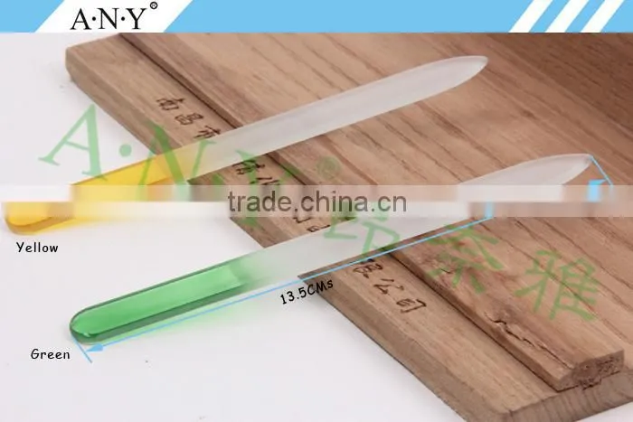 Nail Care Shaping Design Glass Crystal Nail Files OEM Accepted