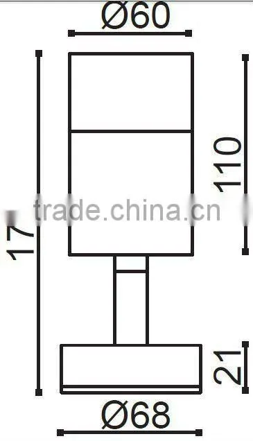 316 stainless steel body 240V/120V/12V Suit 3x1W/5x1W/5x2W for outdoor wall mounted led light