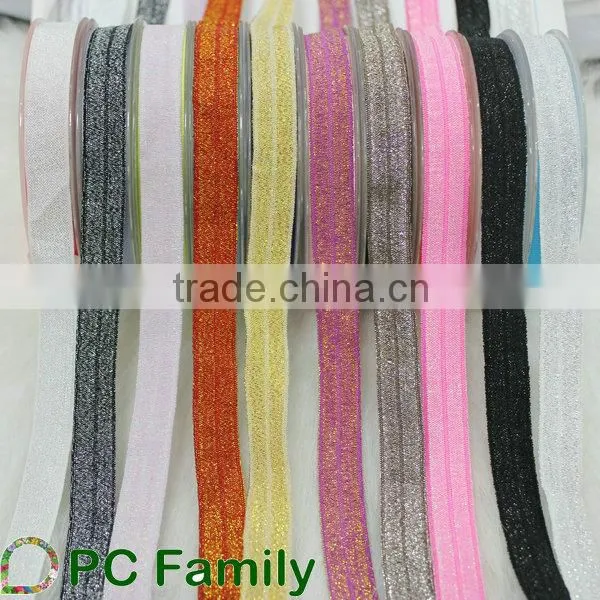 5/8 FOE thread metallic elastic ribbon