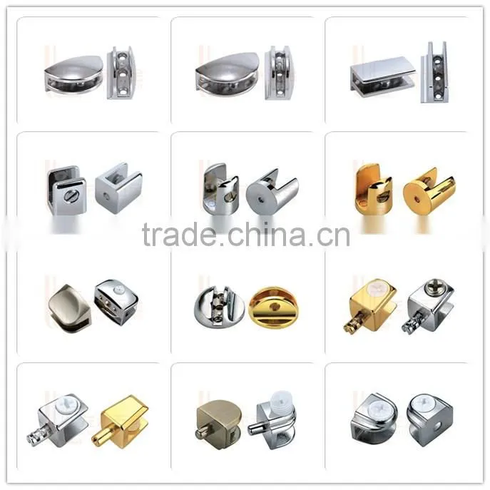 Zinc alloy chromium clips for glass clip frame