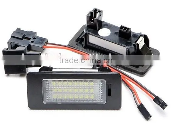 On promotion led License lamp 18 LEDs For VW Golf 4 EOS 06~09 custom license plate