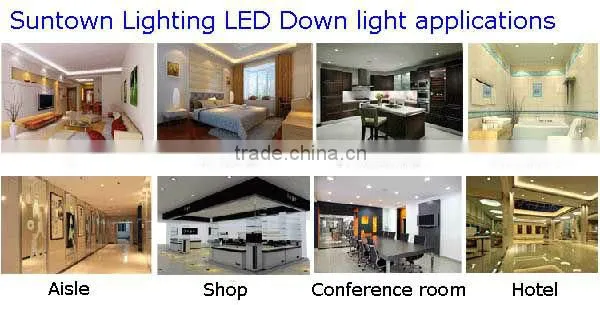 CE & ROSH approved 3W LED downlights with 2 years warranty