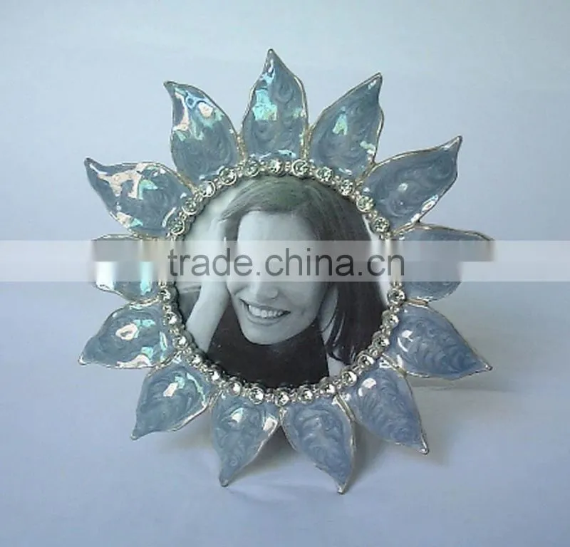 2015 sunflower metal pewter zinc alloy home decorative photo frame
