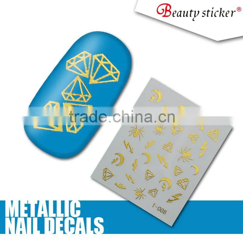 nail art designwater slide nail decals custom promotional nail stickers decal
