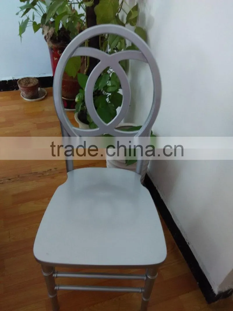 New design back silver wood chiavary phoenix chair