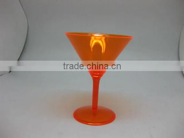 plastic clear glass cup