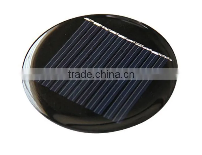OEM 0.3W 5V Small size epoxy mini solar panel round epoxy solar panel