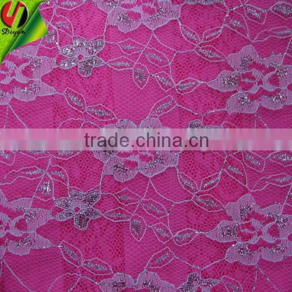 Sliver Beautiful Polyester Fabric For Garment