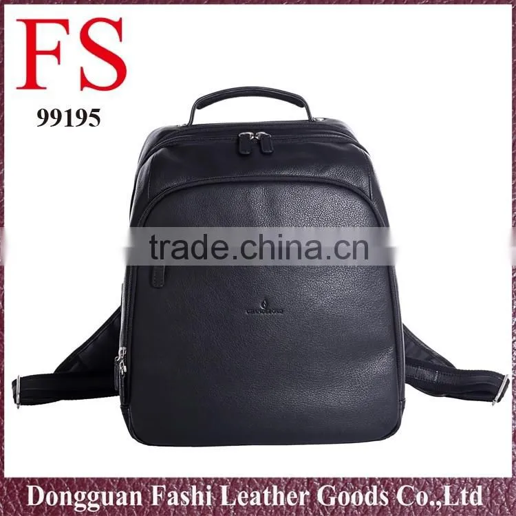 100% genuine leather outdoor hiking backpack