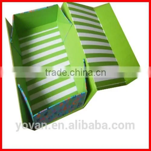 high quality hot sell paper square folding box
