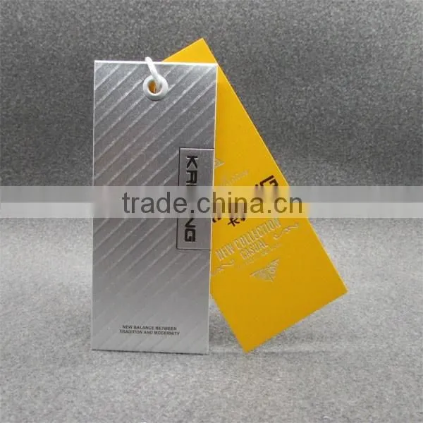 Stripes Silver Color Paper Tags For Labels