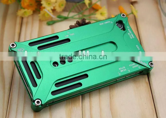 high quality novelty Durable Aluminium Metal Bumper Cover Case for iphone 4 4S