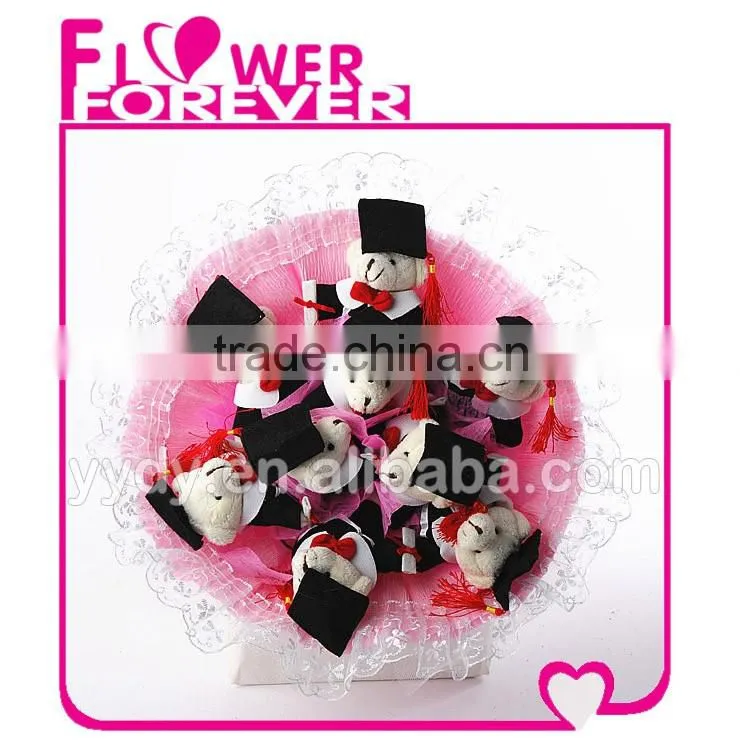 Handmade Bouquet of Graduation Teddy Bear
