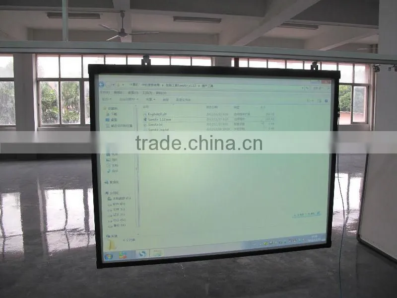 China cheap interactive finger touch whiteboard in education