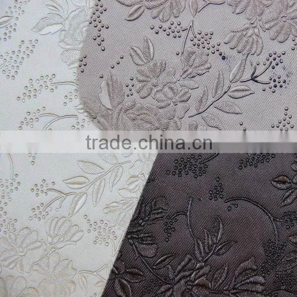 Semi PU leather material for upholstery sofa and furniture usage