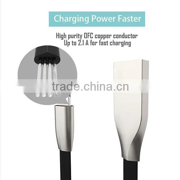 Hot-selling macro usb cable for Samsung mobile phone data charging cable