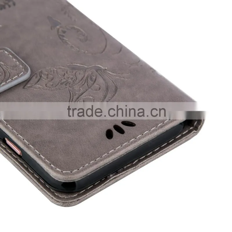 Card Slot PU Leather Case Stand Leather Phone Case for iphone 7, Stand Phone Case for iphone 7