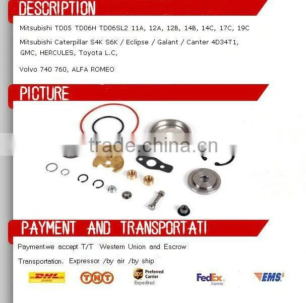 TD05 TD06 Rebuild turbo Kit