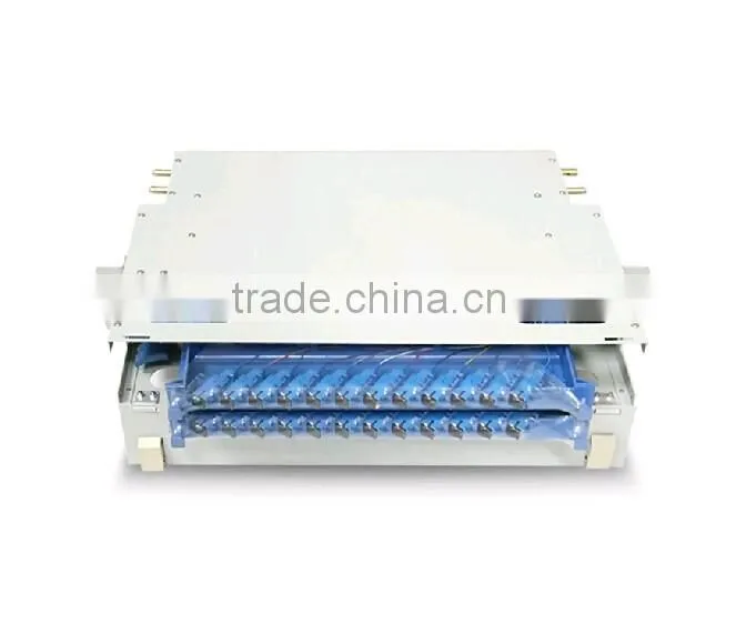 High quality 19"Rack mount ODF,24 core fiber optic patch panel ODF