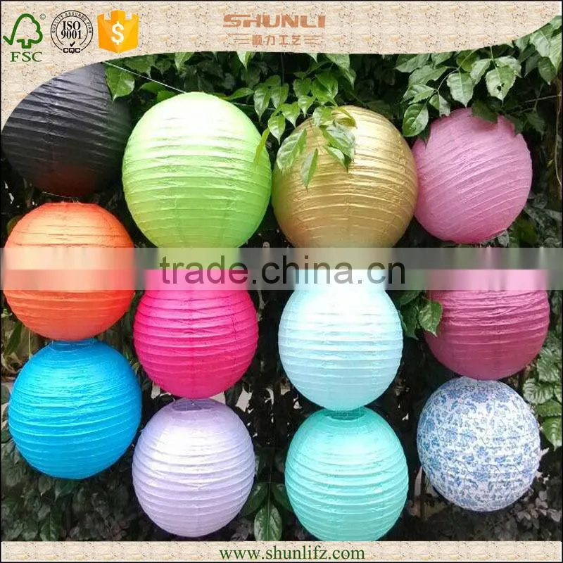solar LED paper lantern ring