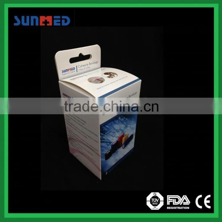 Cohesive bandage non woven
