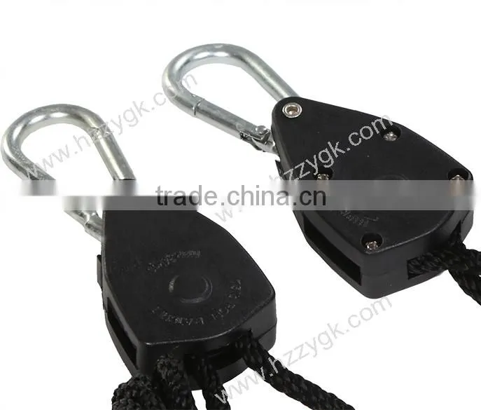 1/4" Rope Ratchet Tie Down / Trailer Belt Ratchet Tie Down / Quick Release Tie Down