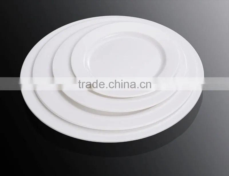 6"Disposable Plate For Party,Plastic Round Dinner Plate with Silver Coated