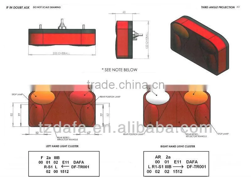 Trailer lamp