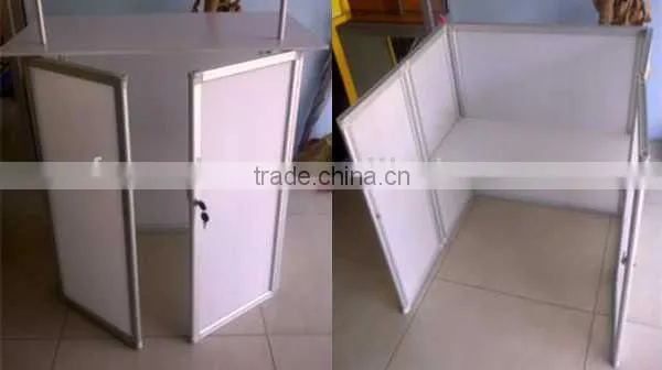Locked Aluminum Alloy Folding Sales Promotion Table